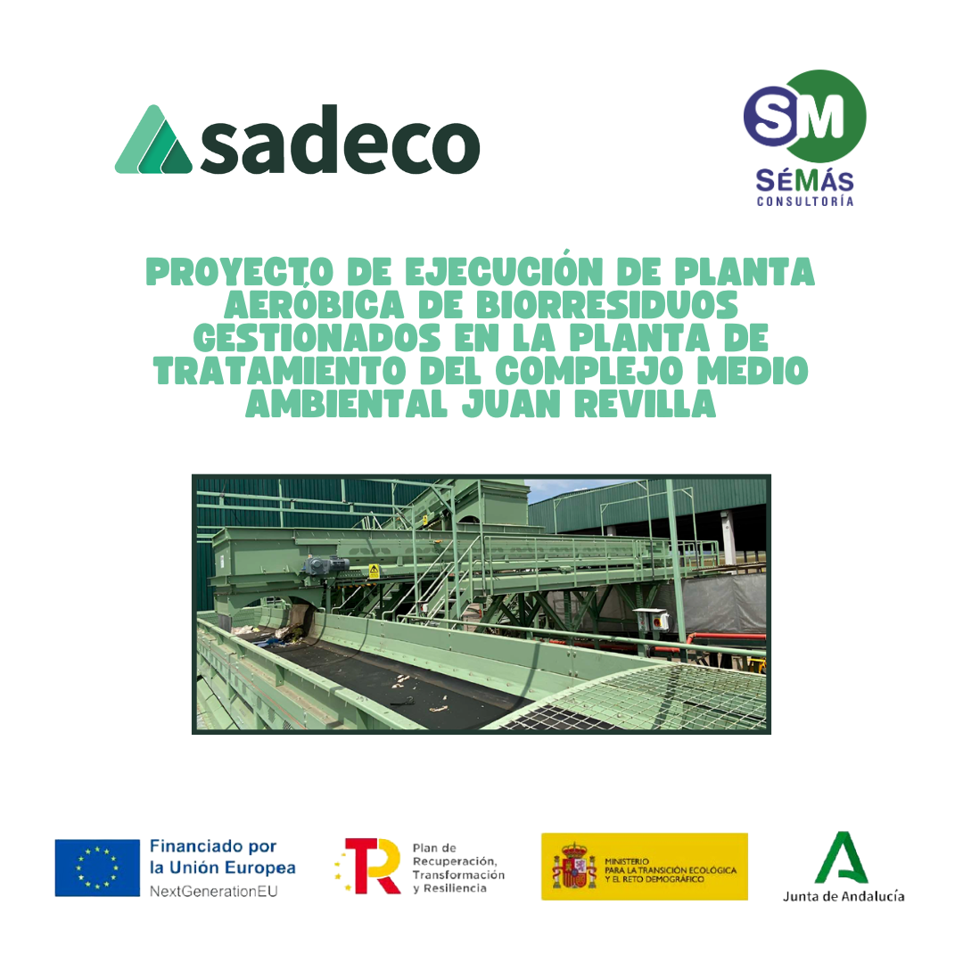 Proyecto de ejecución de planta aeróbica de biorresiduos gestionados en la planta de tratamiento del complejo medio ambiental Juan Revilla, Córdoba